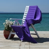 Linum Home Турско летно забавно забавно монограмиран пешкир за плажа на пестемал