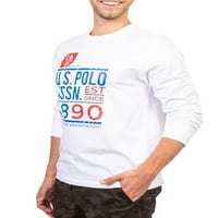 С. Поло Асн. Графичка маица за мажите и големите машка машка ракав