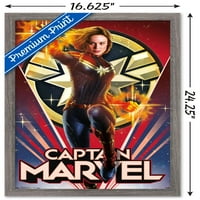 Марвел Филмски Универзум-Капетан Марвел-Херојски Ѕид Постер, 14.725 22.375