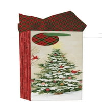 Компаниите Ланг Повеќебојна Божиќна Торба За Подароци