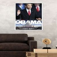 Претседателот Обама-Инаугурација Ѕид Постер, 22.375 34