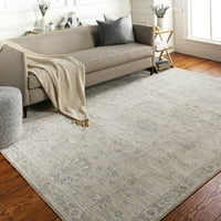 Уметнички ткајачи ориентални традиционални килими, сиви