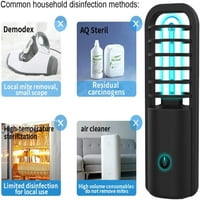 Лесни санитатор преносни УВ -светла за чистење на стерилизатор ултравиолетово гермицидална ламба за хотелско домаќинство гардероба