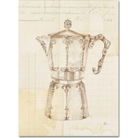 Трговска марка ликовна уметност автентично кафе iii платно уметност од Дафне Брисонет