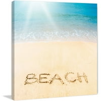 Мармонт Хил Сенди плажа Сликарство печатење на завиткано платно