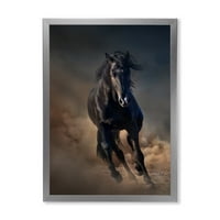 DesignArt „Затвори на Торборедни Нониус Сталион коњ I“ Фарма куќа врамена уметничка печатење
