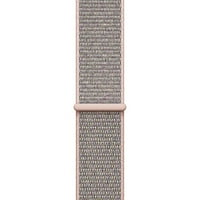 Реставриран Епл Часовник-Серија-Златен Алуминиумски Случај - Розова Песок Спорт Бенд