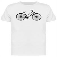 Црно-Бела Реална Велосипедска Маица Мажи-Слика од Шатерсток, Машки Медиум