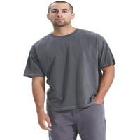 Нема графички и големи маж и цврсти кошули за мажи, 2-пакувања, големини XS-5XL