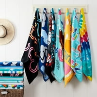Главни преголеми памучни мулти-бои за крпа за плажа, забава на плажа