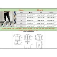 Акихол Машки Панталони Секојдневна Летна Машка Удобност Истегнување Класично Вклопување Рамен Преден Товарен Панталон
