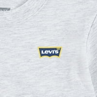 Графичка маичка на момчињата на Леви и сет на гравчиња, големини 4-18