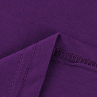 Дасајо Жени Обични Летни Врвови Срце Печатење Блуза Маици Круг Вратот Кратки Ракави Пуловер