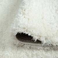Преодна подрачје килим, дебела цврста бела дневна соба лесна за чистење