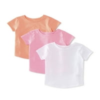 Garanimals бебе девојки и мали деца со цврсти маици