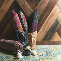 Уникатен разбој Бонди хроматски модерен килим за апстрактно подрачје или тркач