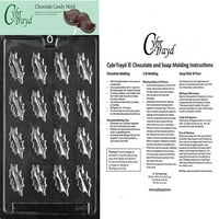 Мали Дабови Лисја Чоколадо Бонбони Мувла Со Ексклузивни Cybrayd Авторски Права Калапи Инструкции