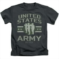 Армија-Армија На Соединетите Држави-Малолетник Со Кратки Ракави 18-Мета-Јаглен-Голем 7
