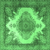 Ахгли Компанија Внатрешен Правоаголник Персиски Смарагд Зелен Традиционален Простор Килими, 8' 12'
