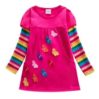 Бебешка облека за девојчиња Мало Бебе Деца Девојки Виножито Лента Пеперутка Партија Облека ОБЛЕКА ХМОРА