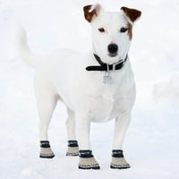 Чорапи со кучиња против лизгање со еластична ребрестиот врв на отворено за заштита на отворено