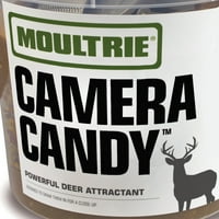 Moultrie камера бонбони моќен играчки елени привлечни W Cam Strap, блок од 3,25 lb