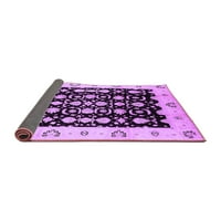 Ахгли Компанија Затворен Круг Ориентална Виолетова Традиционална Област Килими, 6 ' Круг