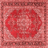 Ахгли Компанија Внатрешен Правоаголник Медалјон Црвени Традиционални Теписи, 4'6'