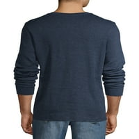 Темски кошула со долги ракави на Georgeорџ и големо машко, со големини до 5xl