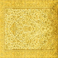 Ахгли Компанија Внатрешен Правоаголник Персиски Жолти Традиционални Килими, 2'4'