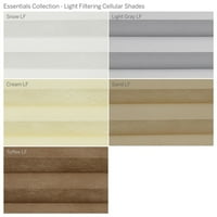 Колекција на Custom Essentials, безжична светлина за филтрирање на светлина, светло сива, должина од 1 2 ширина 48