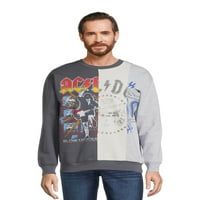 DC Men & Big Men Split Graphic Reece Crewneck Sweatshirt, големини S-3XL